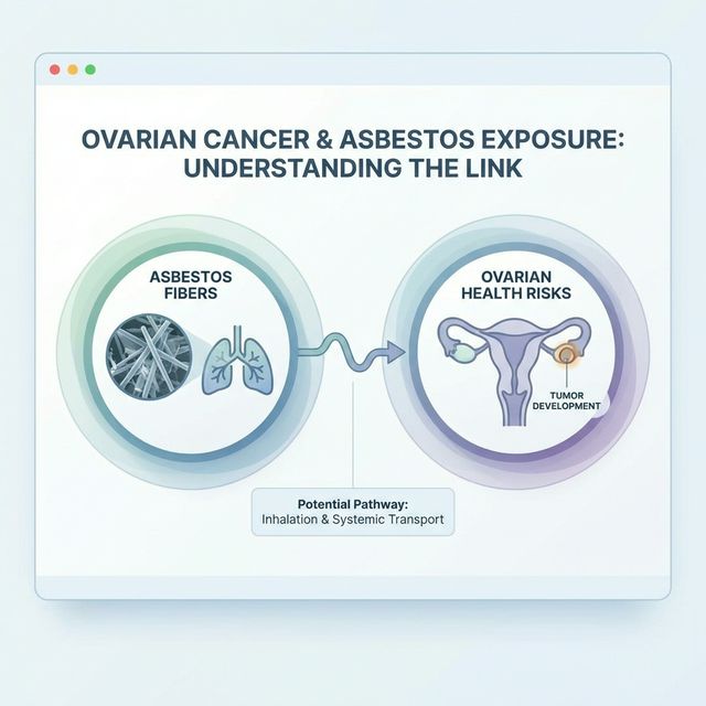 Ovarian cancer illustration